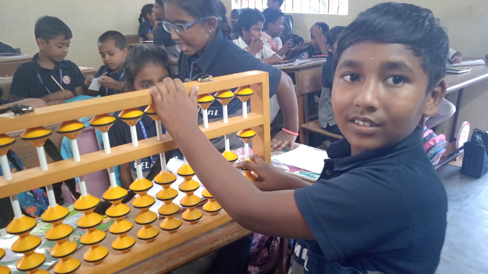 Abacus Program at Velammal Vidhyashram